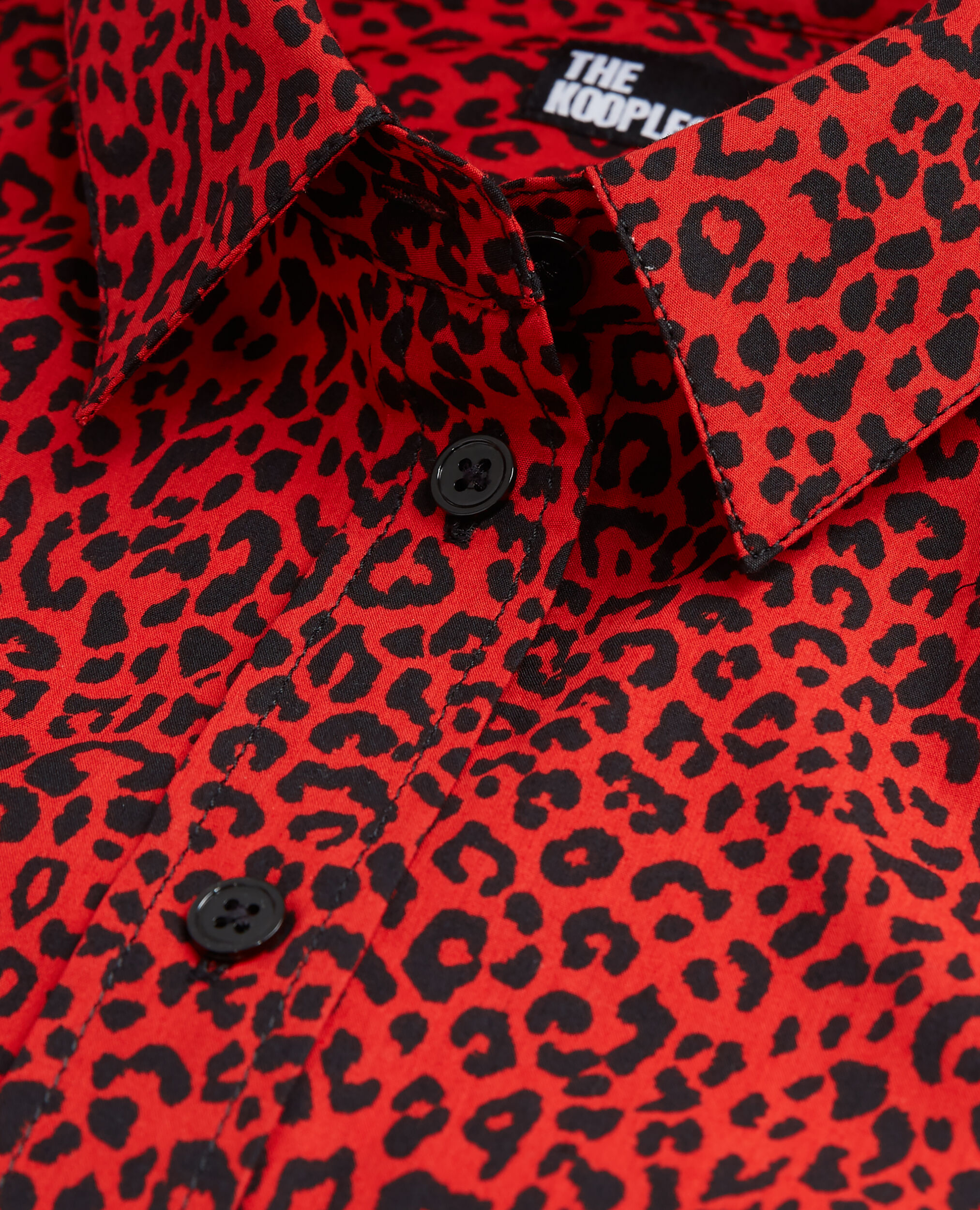 Leopard print top hotsell red