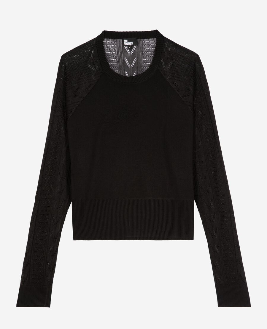 The Kooples WOMEN BLACK black sweater