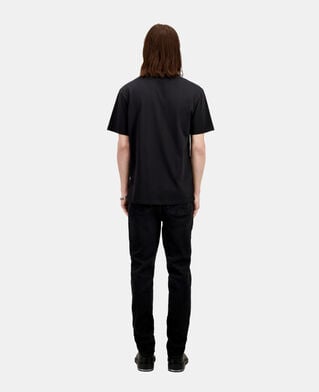 The Kooples HERREN BLACK schwarzes t-shirt herren mit logo