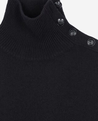 The Kooples DAMEN BLACK schwarzer wollpullover