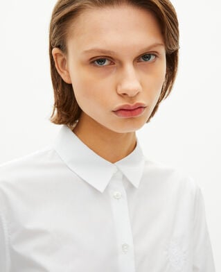 The Kooples F WHITE white poplin shirt