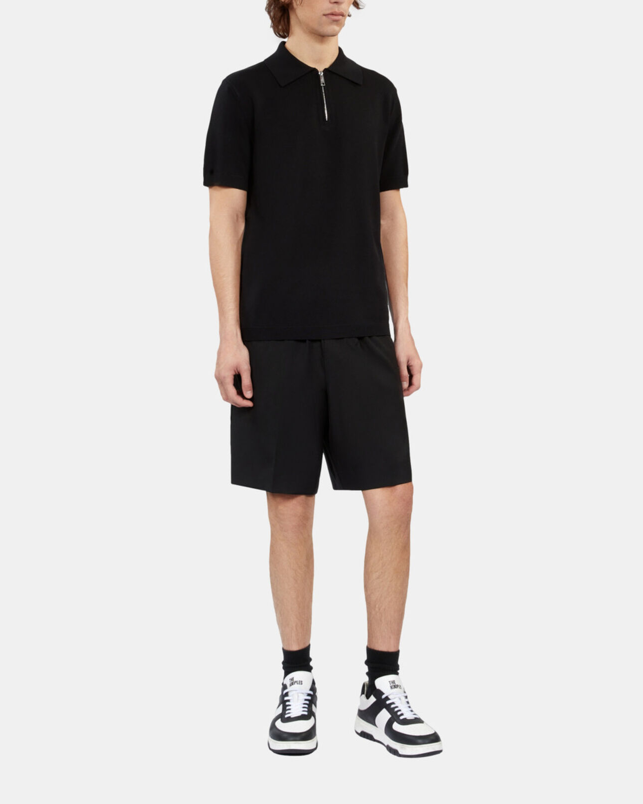 The Kooples HOMBRE BLACK camisa polo negra punto