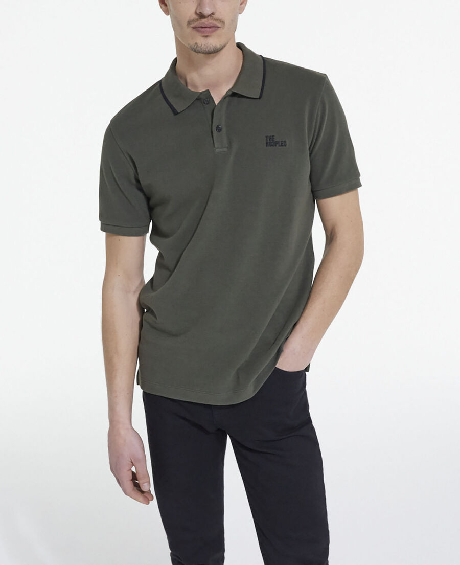 Khaki classic polo The Kooples