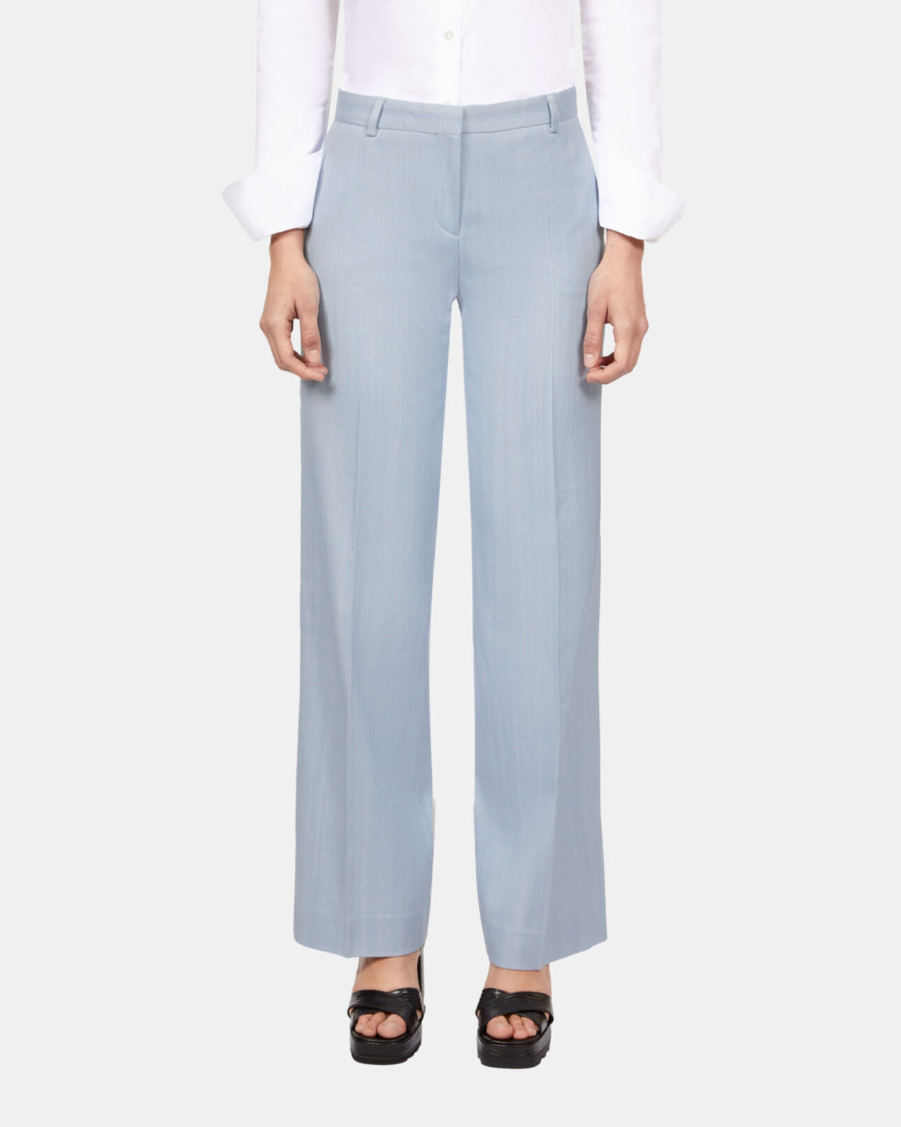 The Kooples FEMME BLUE pantalon tailleur lilas