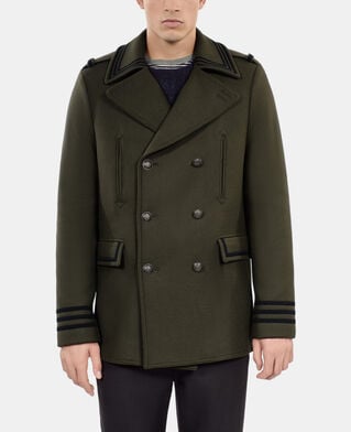 The Kooples HOMME KAKI caban style officier kaki