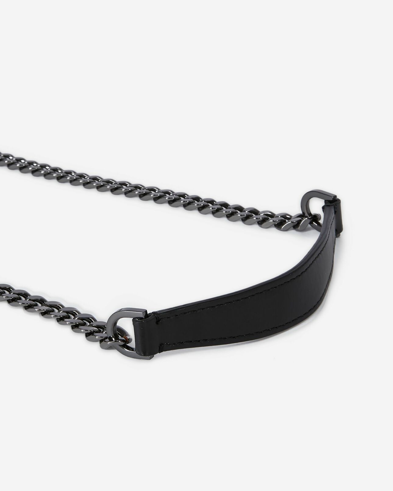 The Kooples WOMEN BLACK emily small bag in smooth black leather