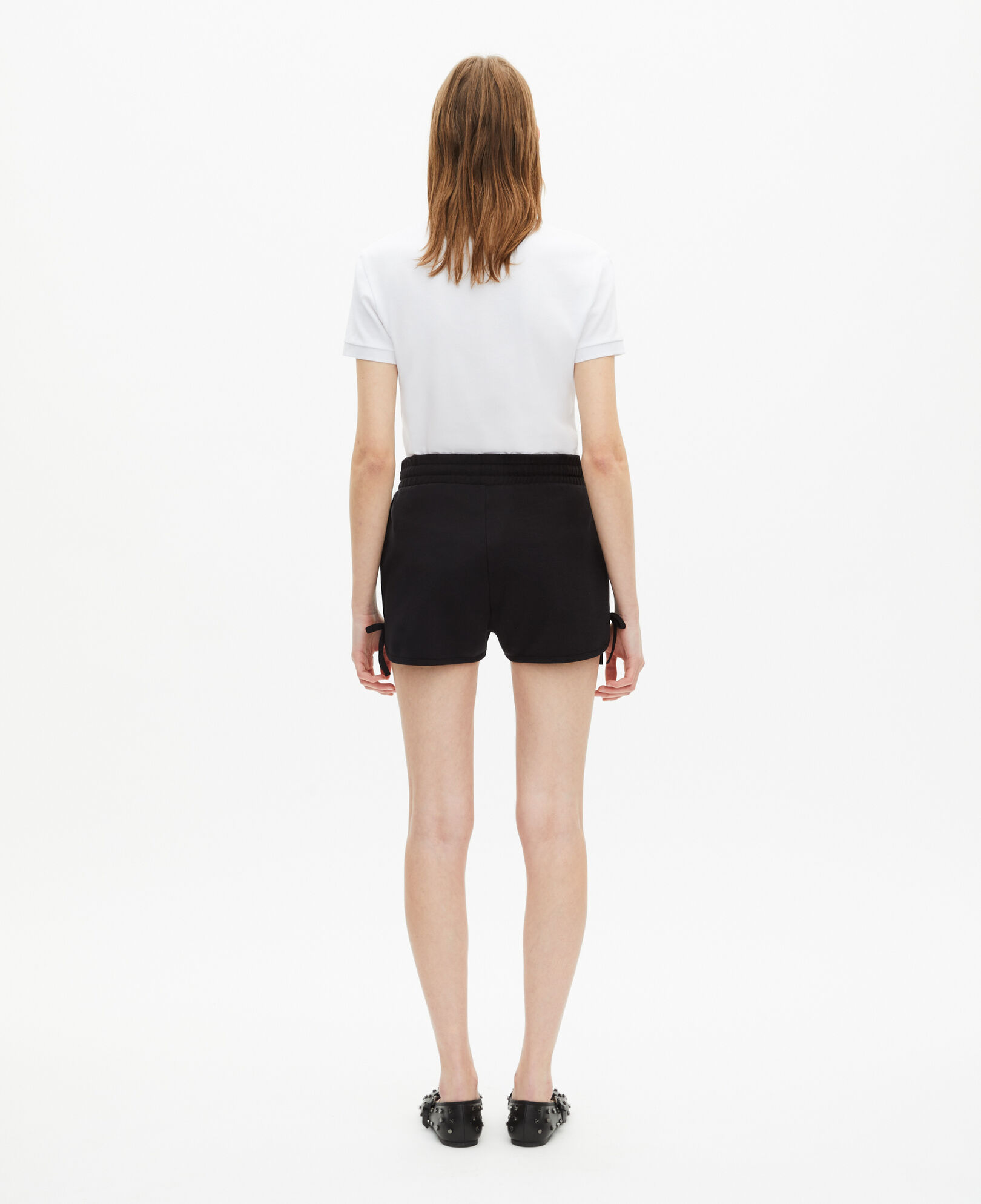 The Kooples WOMEN ANTHRACITE anthracite gray short sweatpants
