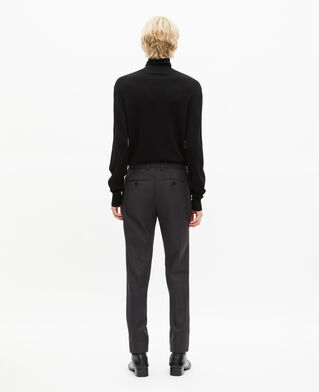 The Kooples HOMBRE DARK GREY pantal&oacute;n de traje ajustado gris de lana