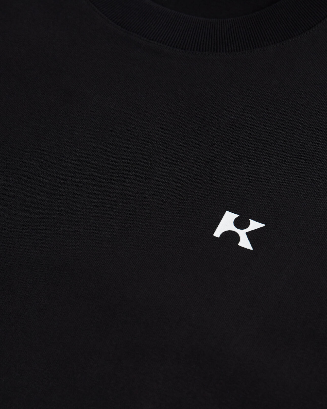 The Kooples HOMME BLACK t-shirt noir coton à imprimé éclipse dos