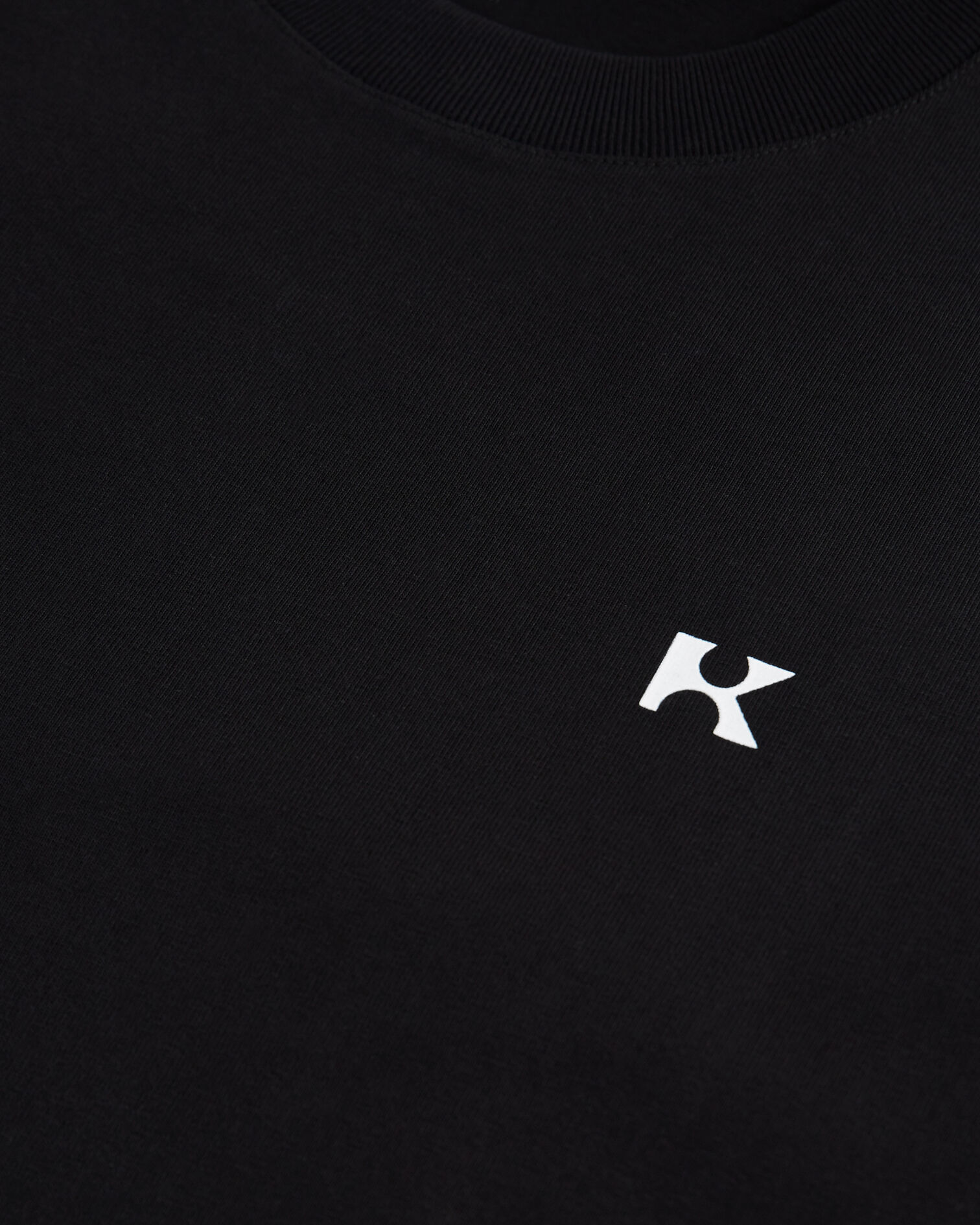 T-shirt noir coton à imprimé éclipse dos, BLACK, hi-res image number null