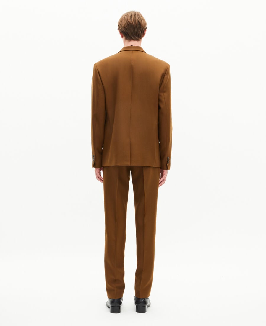 The Kooples HOMME TABACCO veste de costume en laine marron