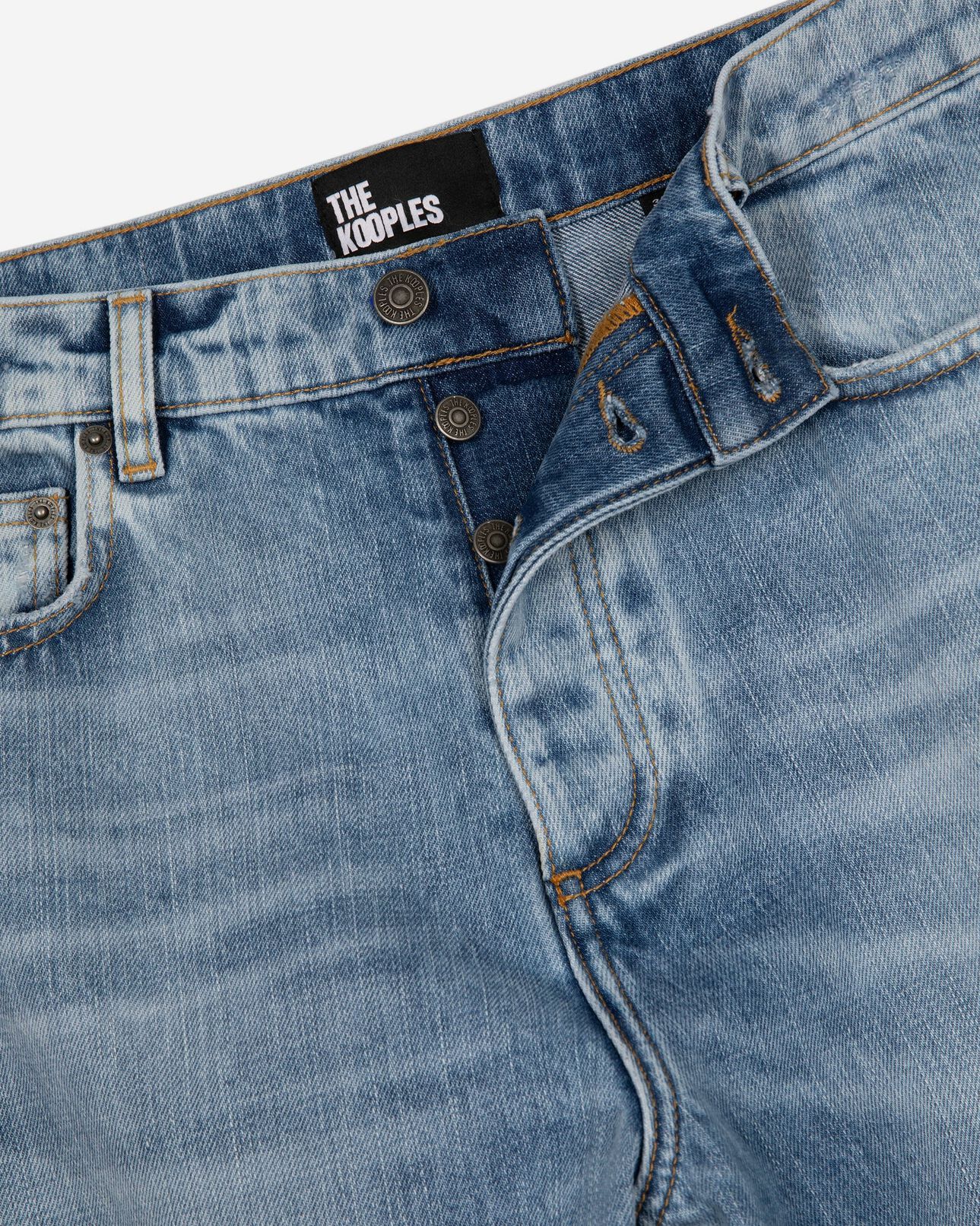The Kooples HOMME BABY BLUE jean droit bleu ciel