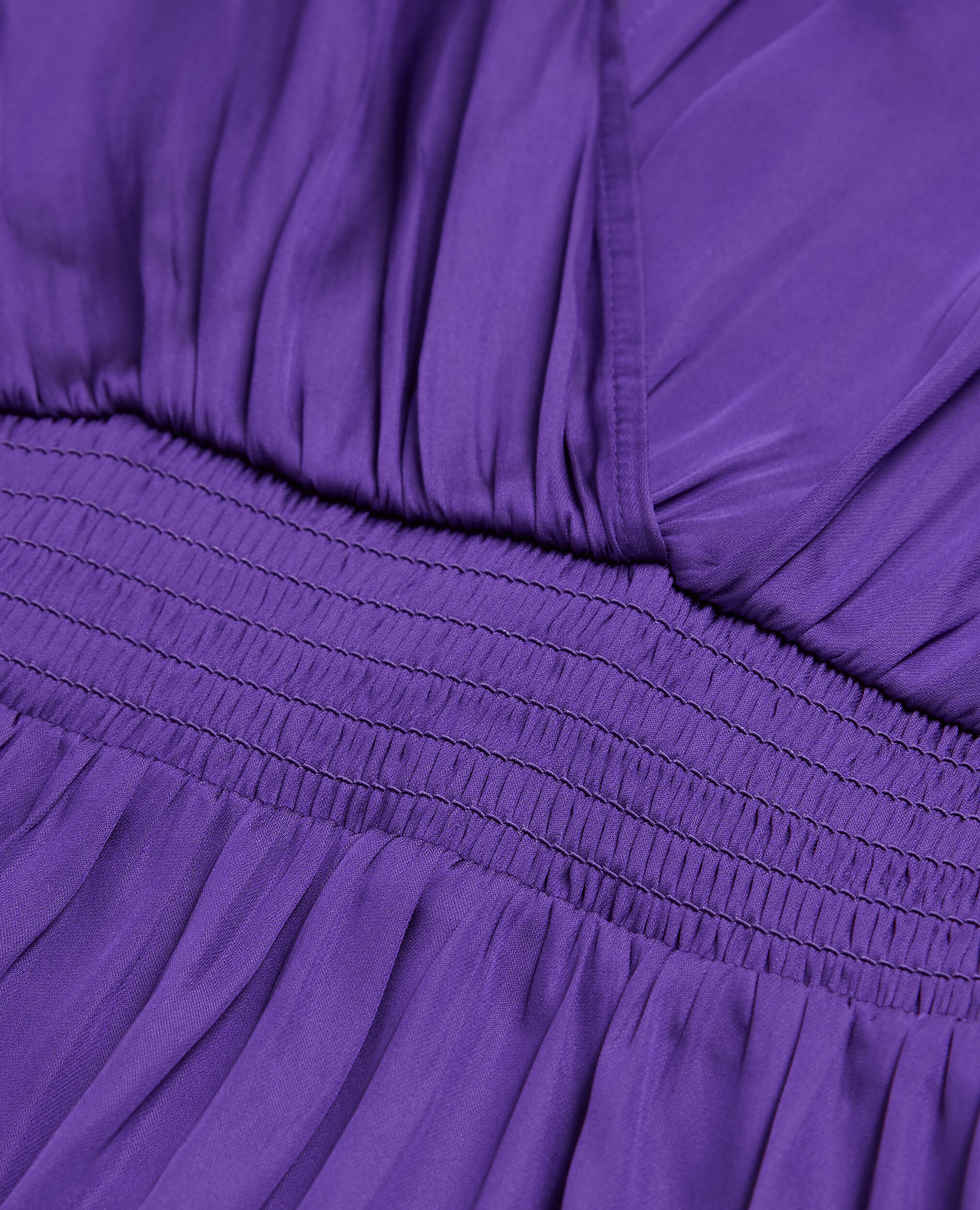Vestido corto volantes violeta, PURPLE, hi-res image number null
