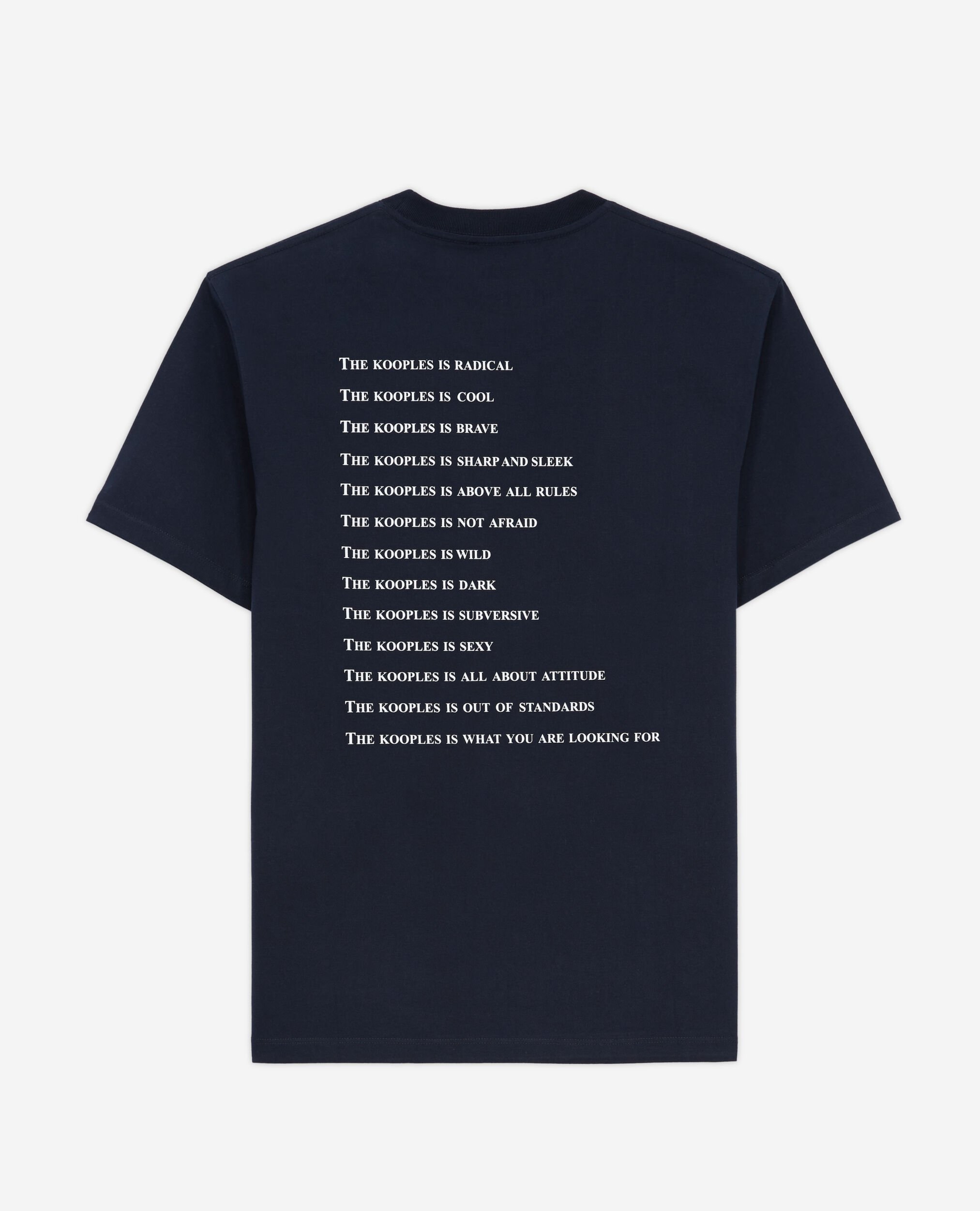What is blue t-shirt, NAVY, hi-res image number null