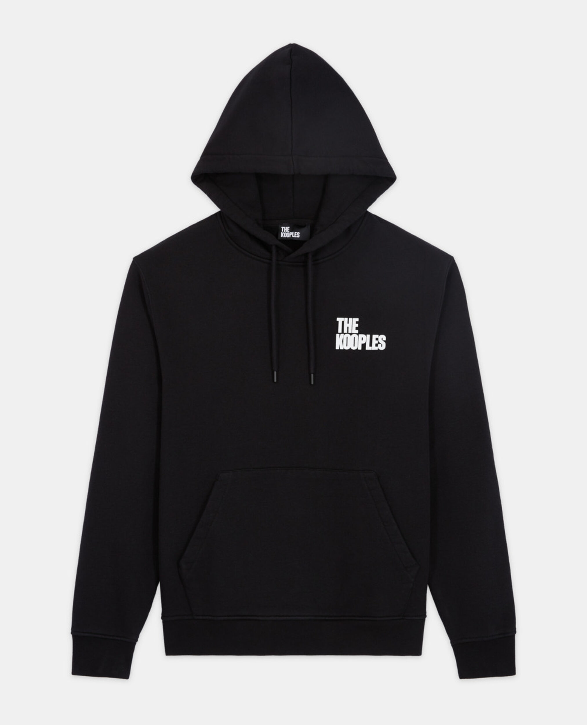 The Kooples black logo sweatshirt, BLACK, hi-res image number null