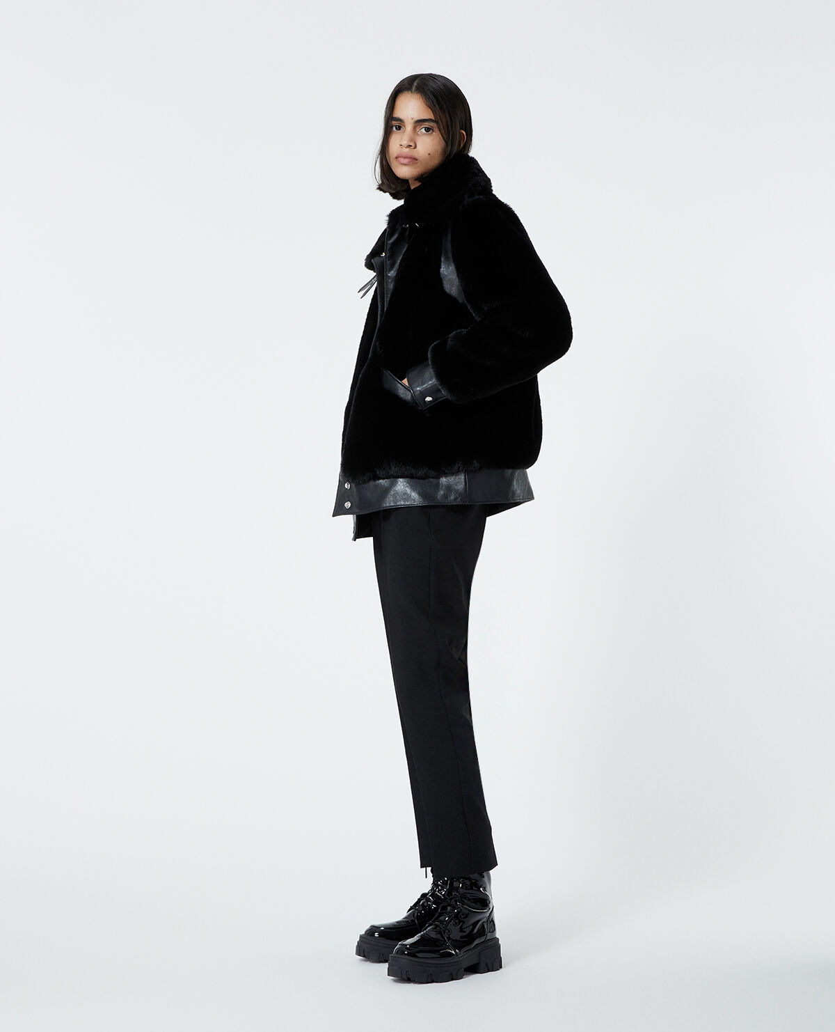 Veste fausse hotsell fourrure the kooples
