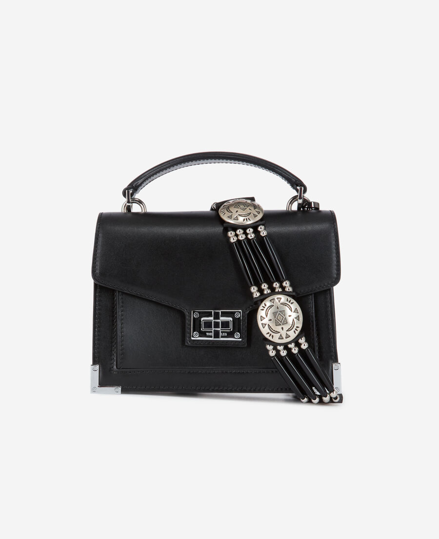 small emily bag in black leather