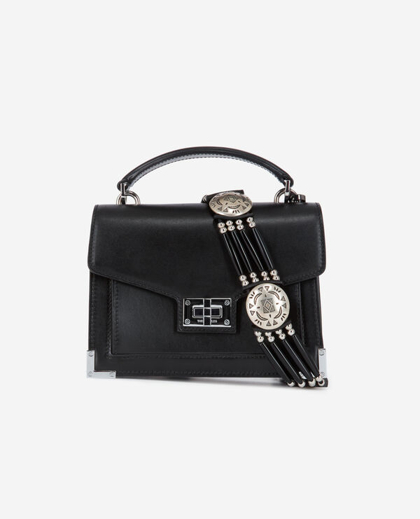 small emily bag in black leather