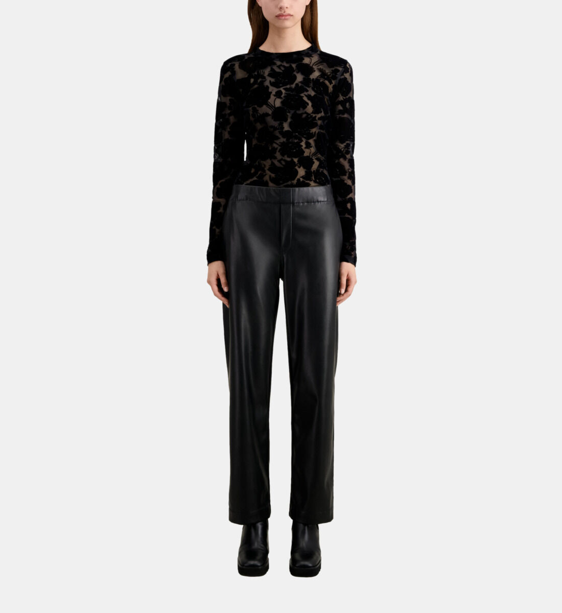Pantalon cuir the kooples store