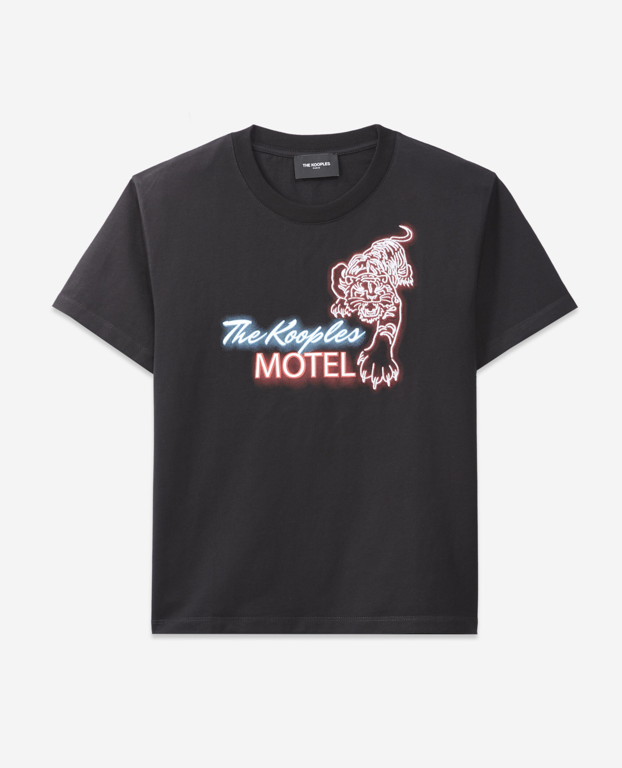 Camiseta The Kooples Motel, BLACK, hi-res image number null