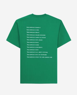 The Kooples HERREN FOREST grünes t-shirt herren „what is“