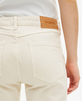 The Kooples F ECRU ecru straight jeans
