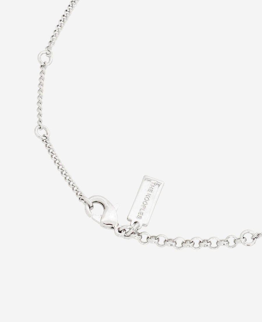 The Kooples HOMME SILVER collier avec pendentif argenté
