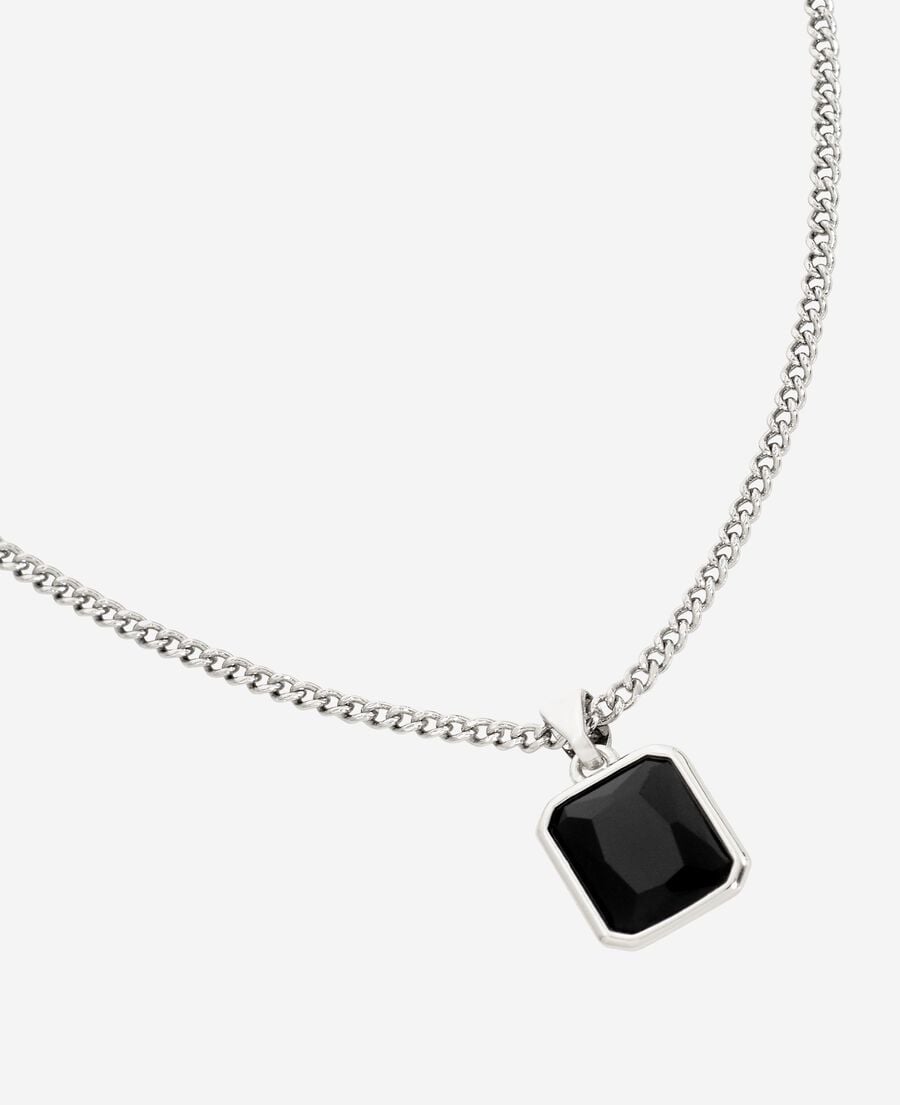 The Kooples H SILVER necklace with silver pendant