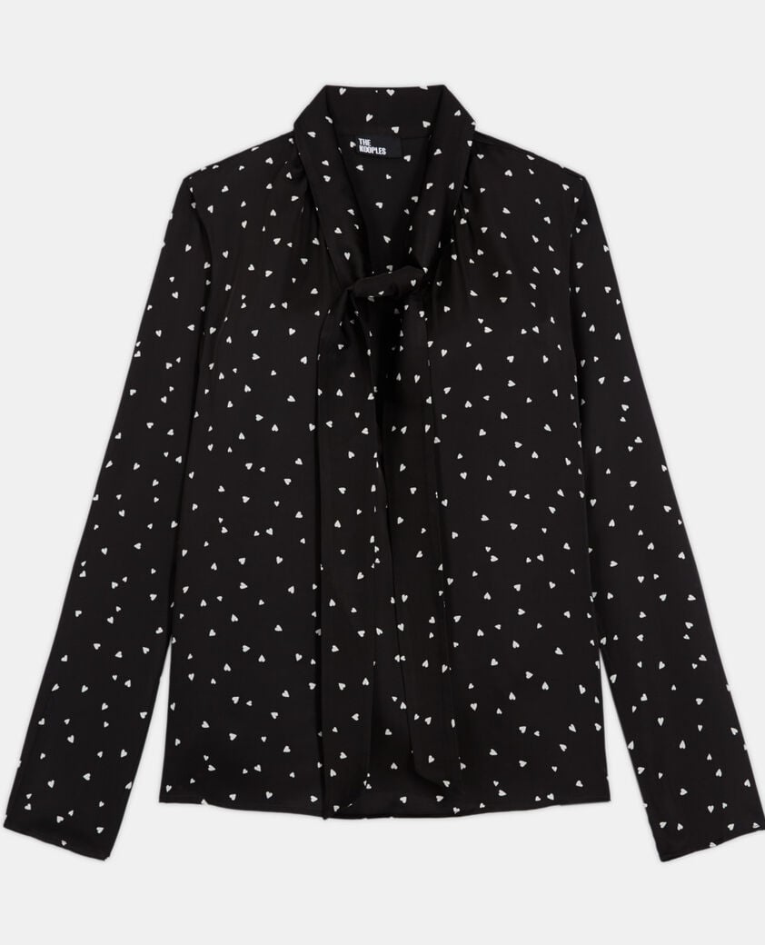 The Kooples DAMEN BLACK bedrucktes top