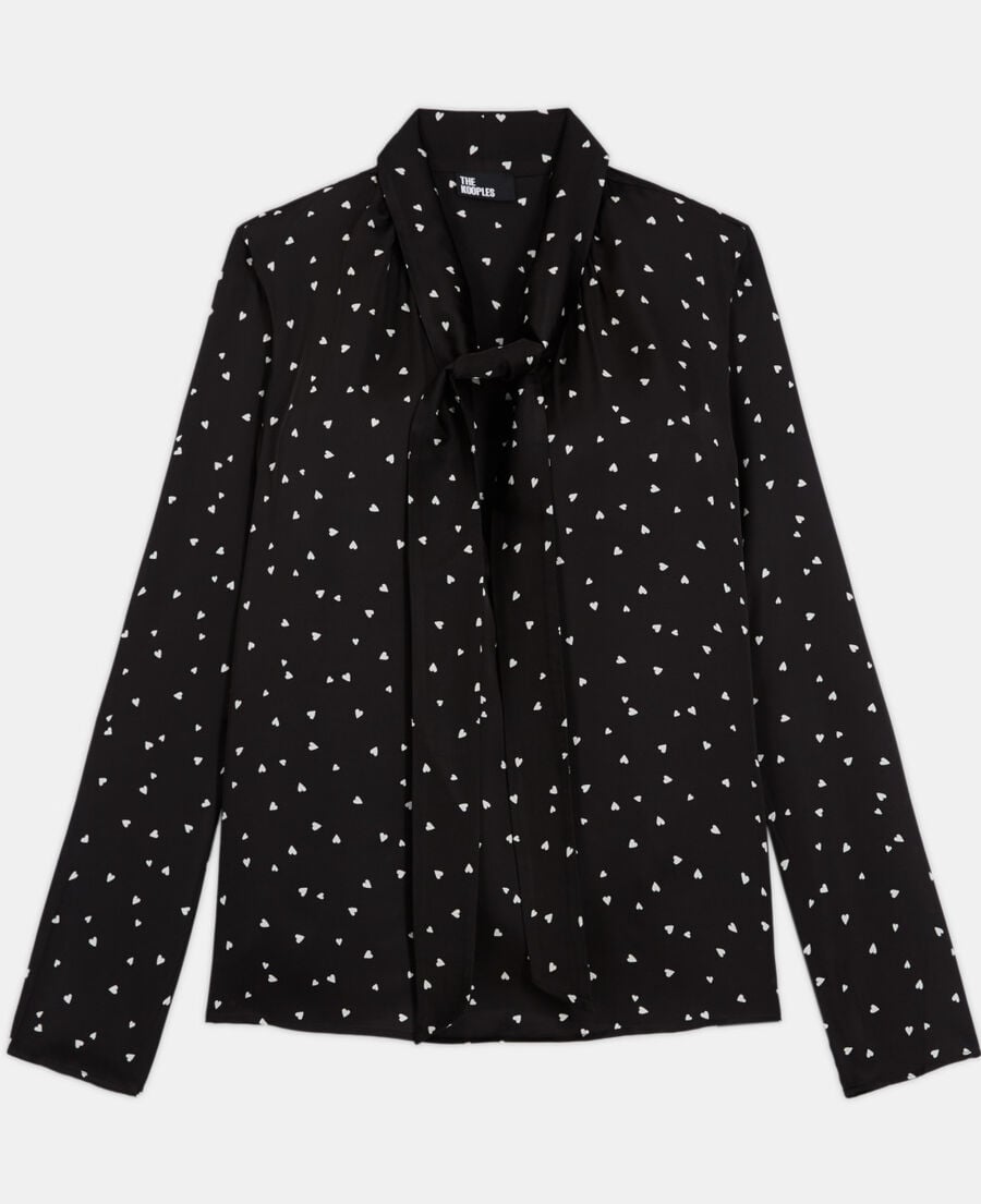 The Kooples WOMEN BLACK printed top