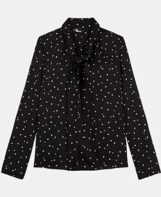 The Kooples WOMEN BLACK printed top