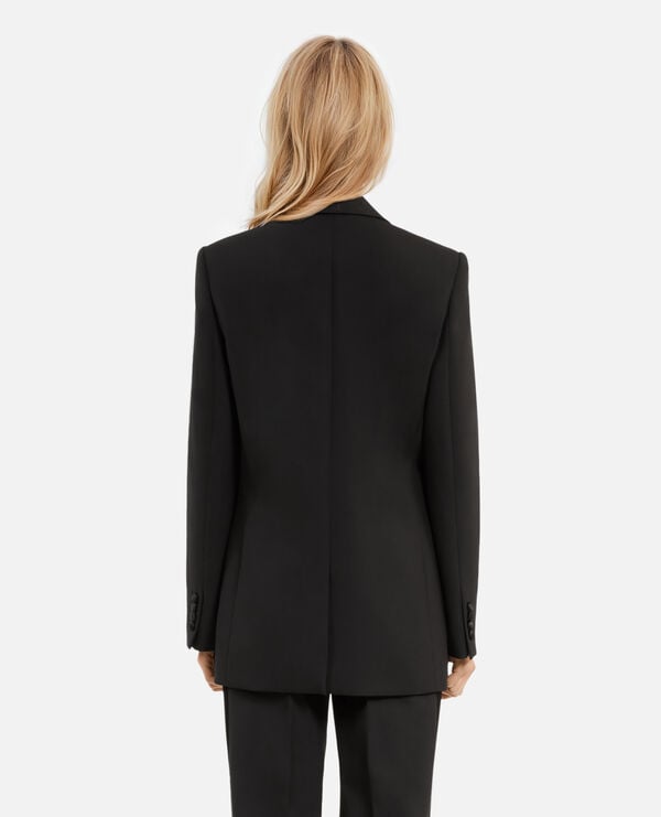 The Kooples FEMME BLACK veste de smoking noire