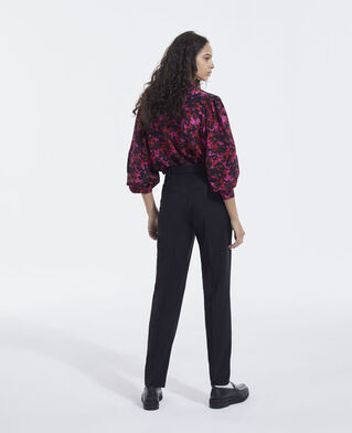 The Kooples F PINK red and pink patterned silk shirt
