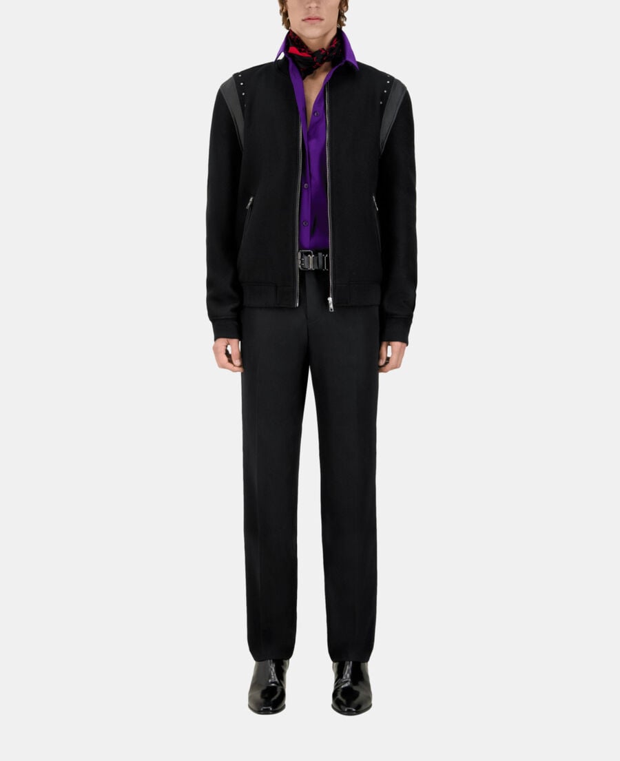 The Kooples HERREN BLACK schwarze jacke mit nieten