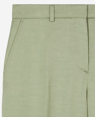 The Kooples F KAKI GREY light green linen suit trousers