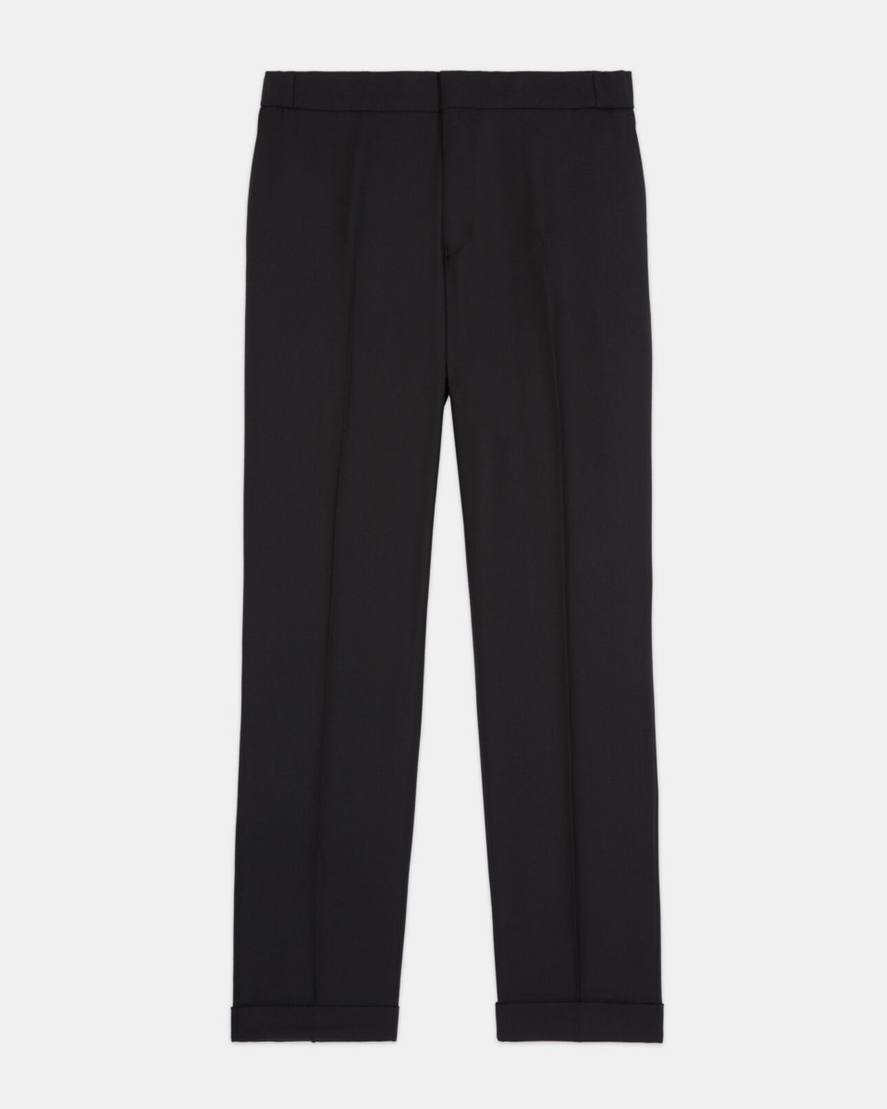 The Kooples MEN BLACK black wool pants