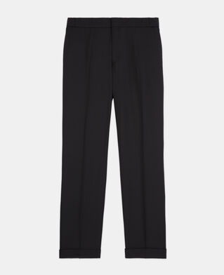 The Kooples H BLACK black wool pants
