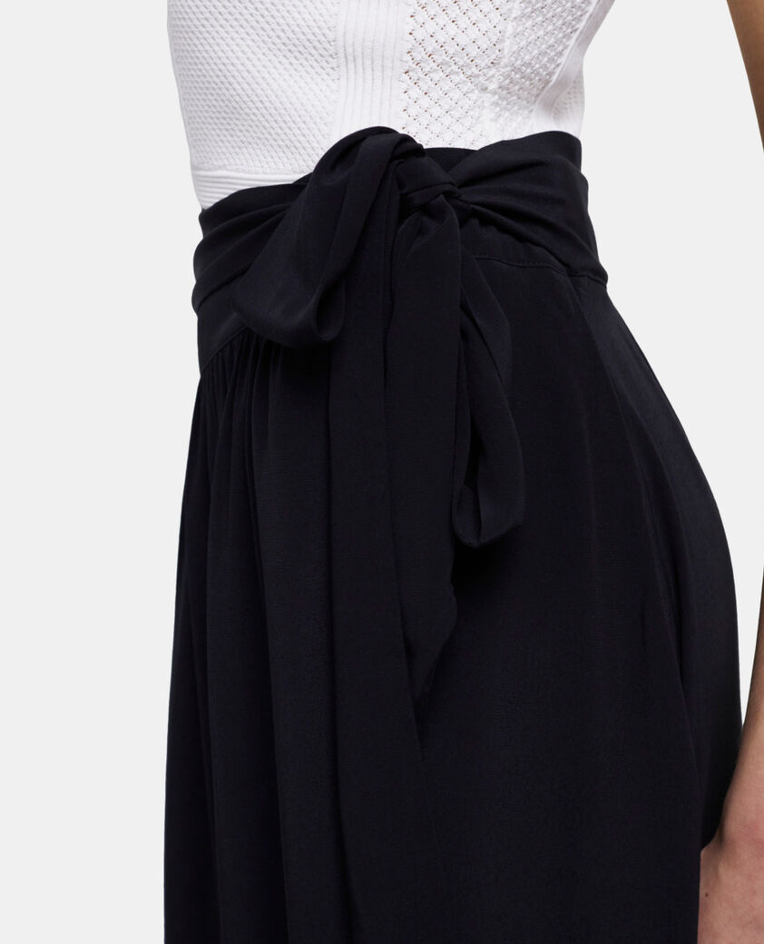 The Kooples WOMEN BLACK long black skirt