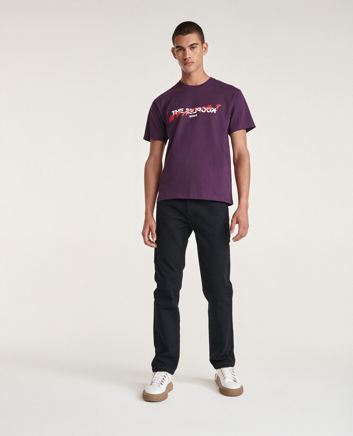 Tee shirt violet femme top
