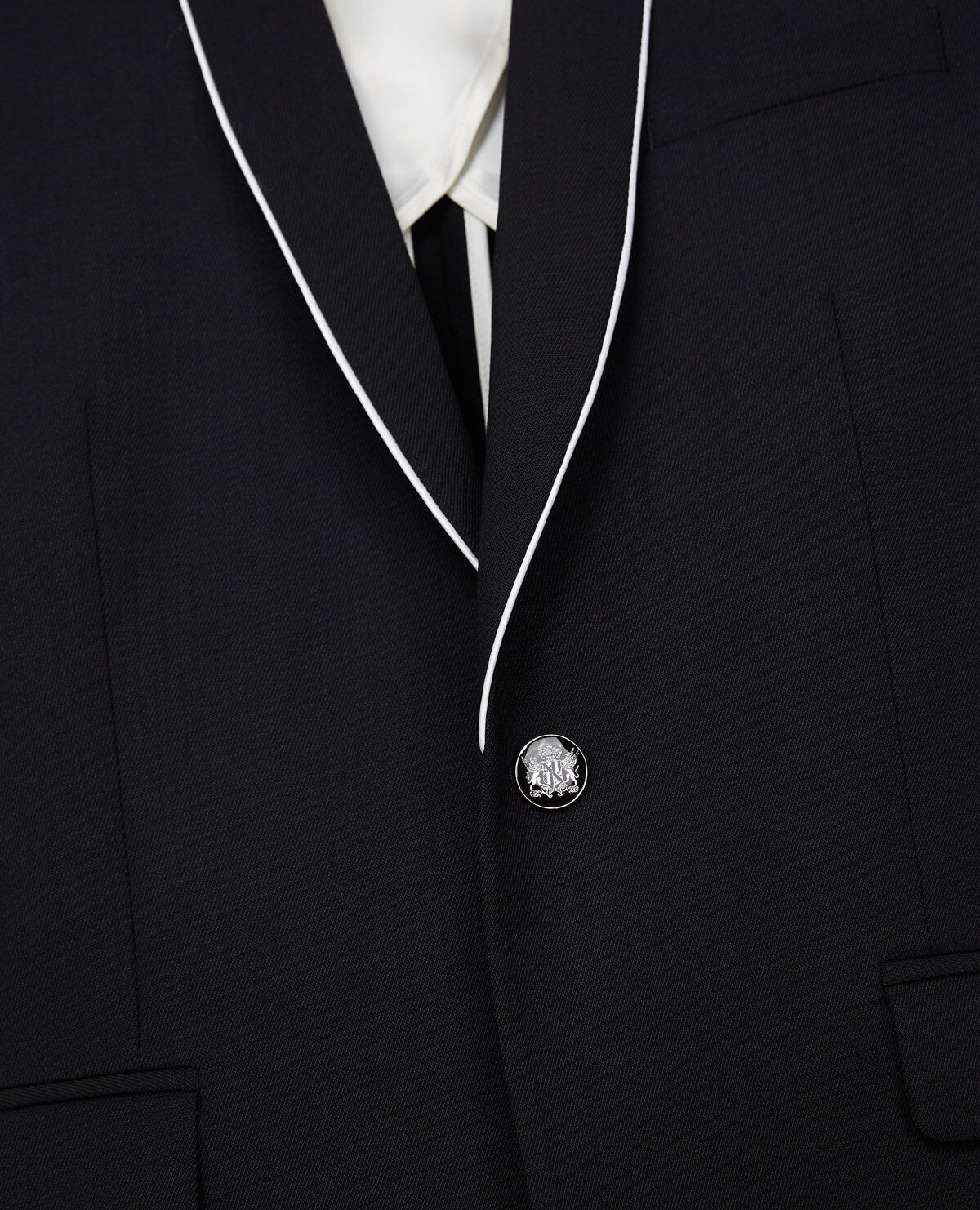 Blazer with sales white piping