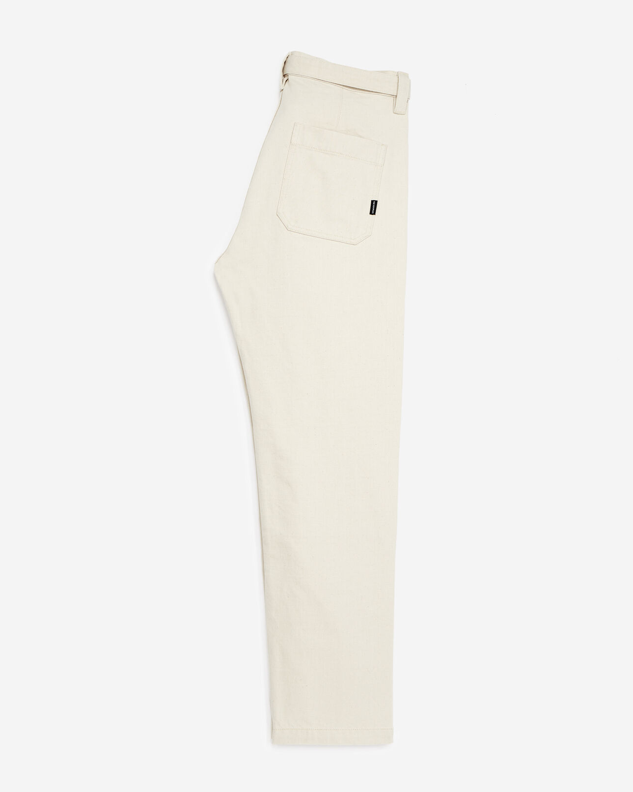 The Kooples HOMME NATURAL jean brut blanc cassé ceinture intégrée