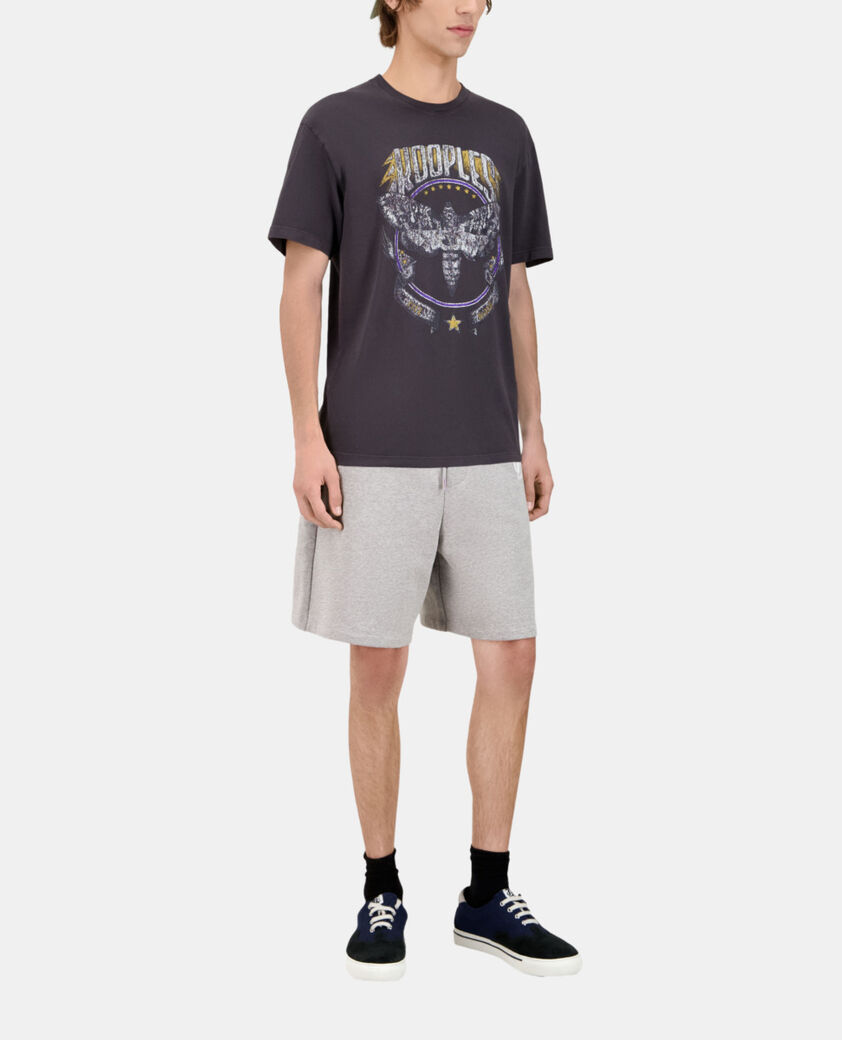 The Kooples HOMME CARBONE t-shirt avec s&eacute;rigraphie gris