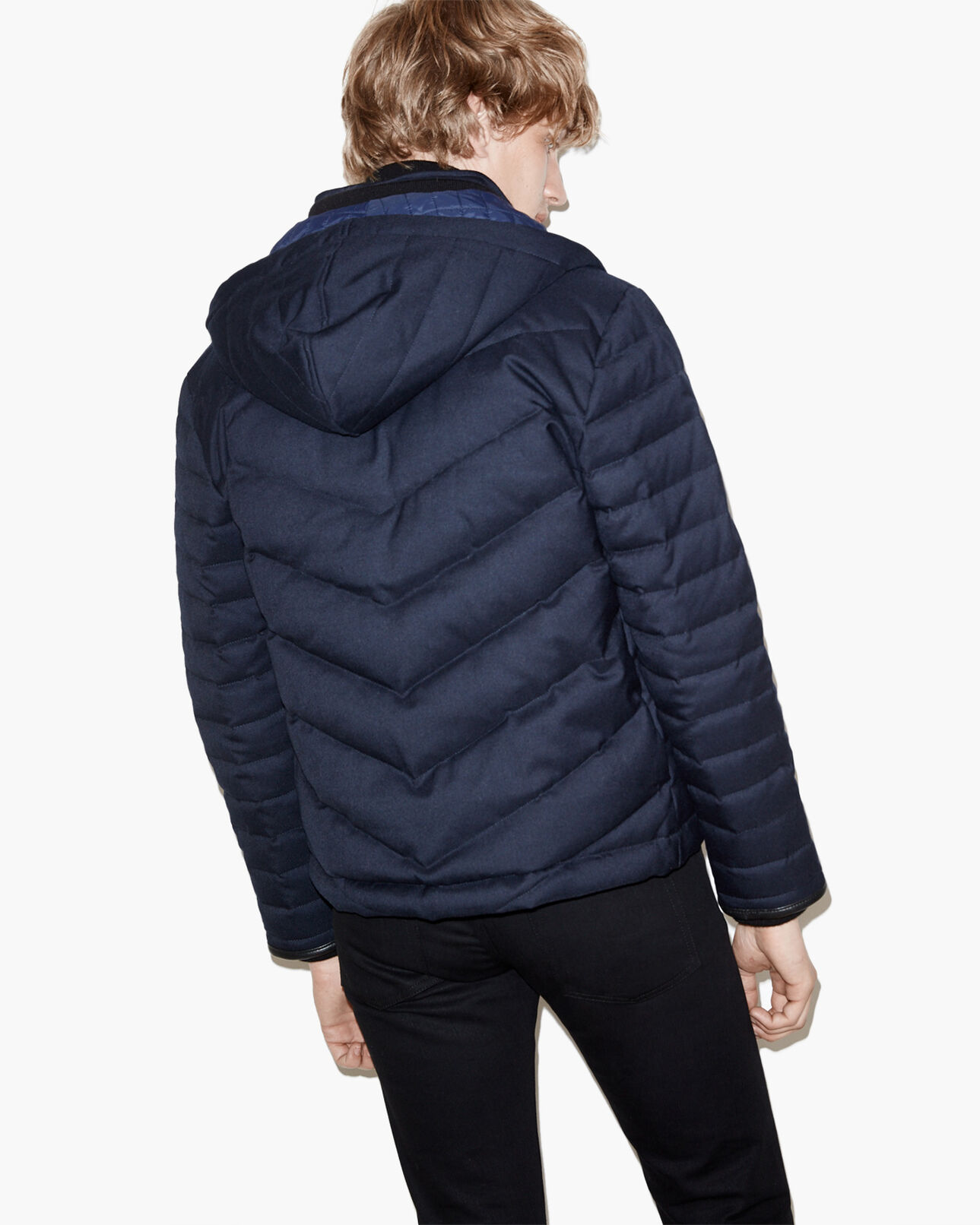 The Kooples HOMME NAVY doudoune bleu marine