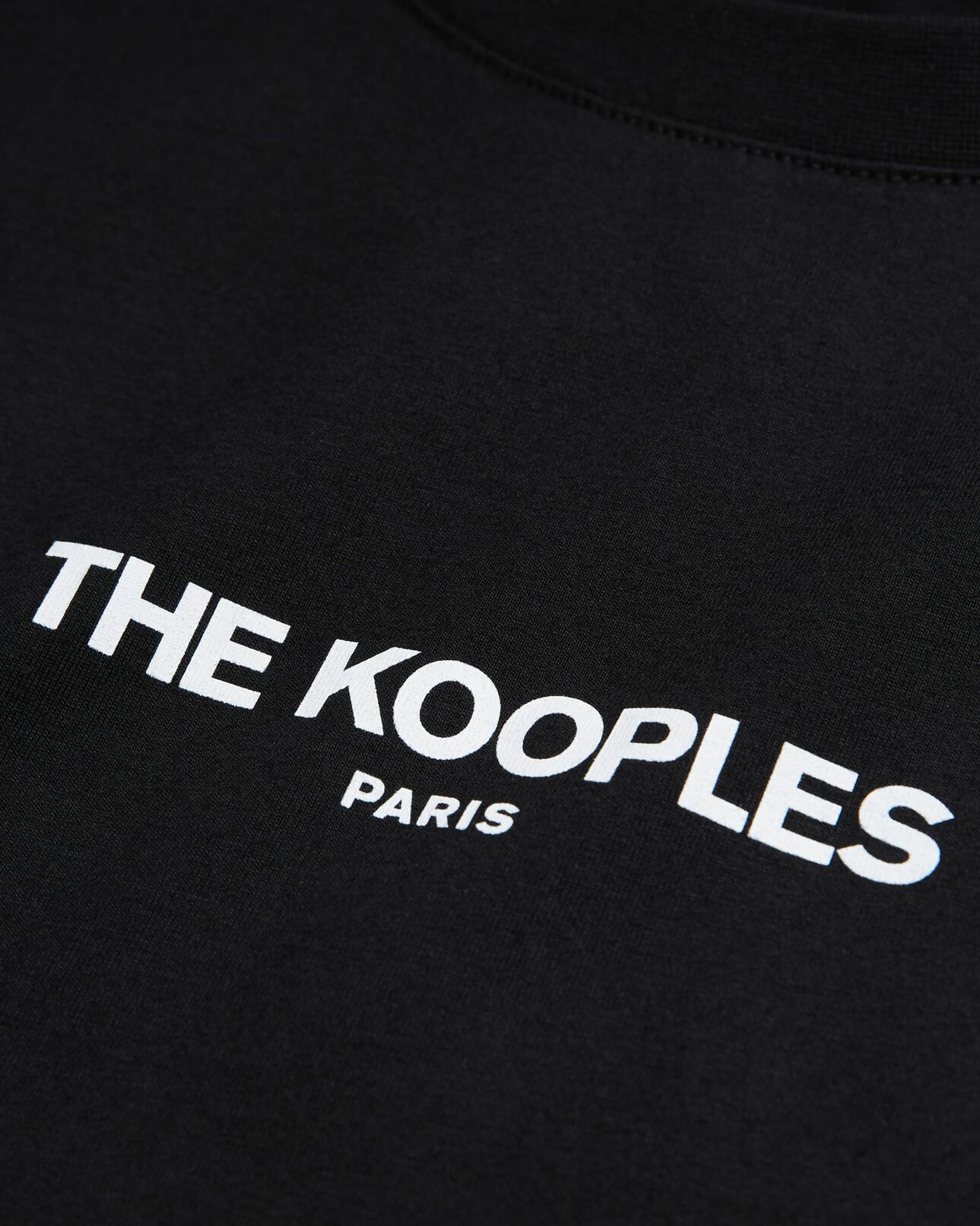 The Kooples FEMME BLACK t-shirt logo noir
