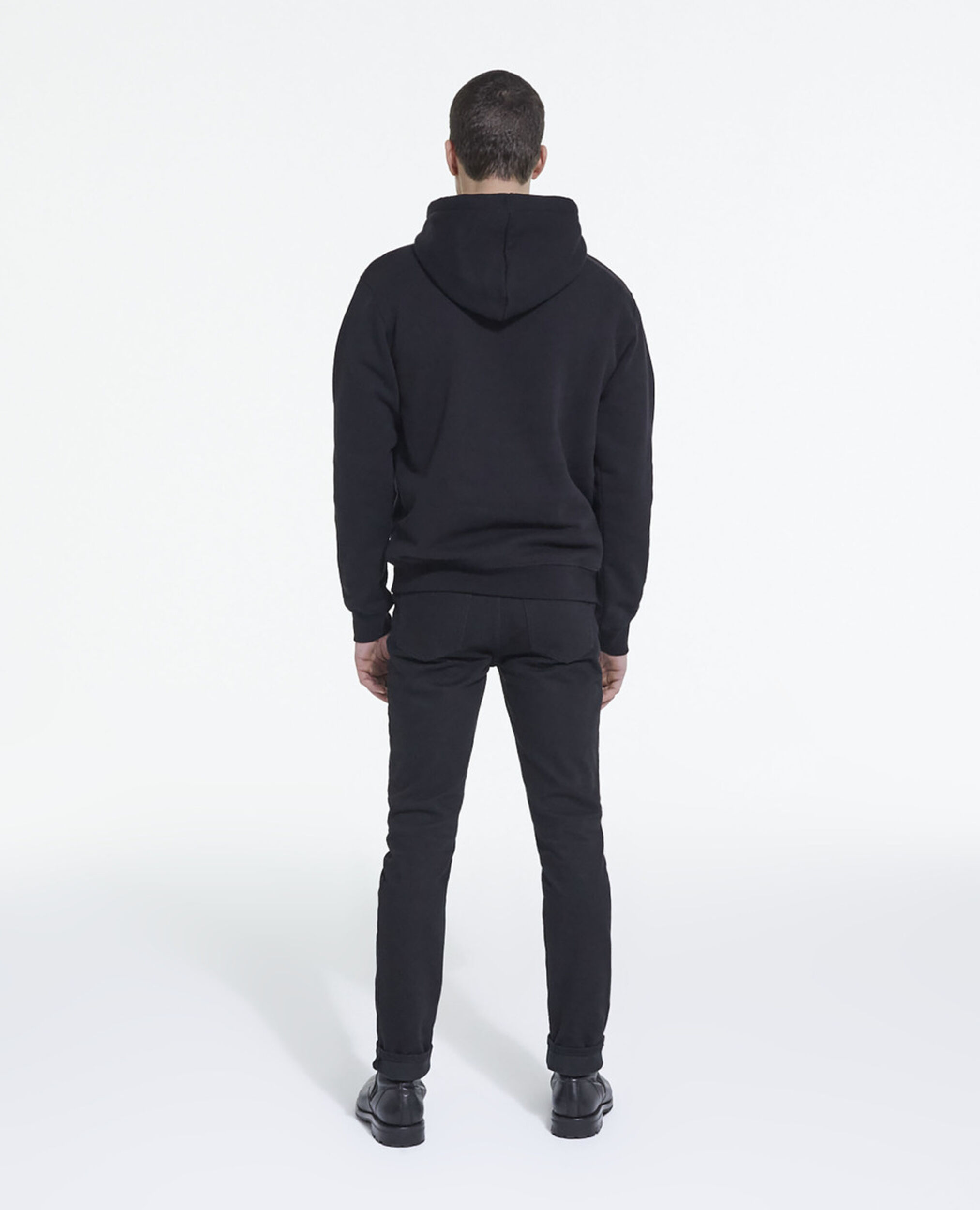 Sweatshirt logo noir, BLACK, hi-res image number null