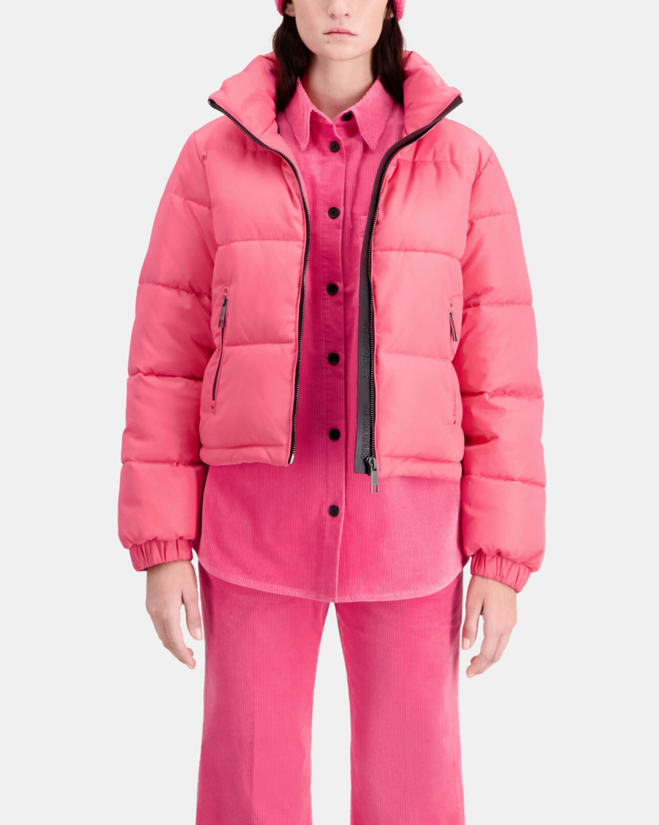 The Kooples FEMME FUSHIA doudoune rose