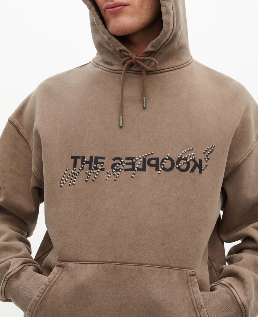The Kooples MEN CHOCOLATE what is hoodie light brown