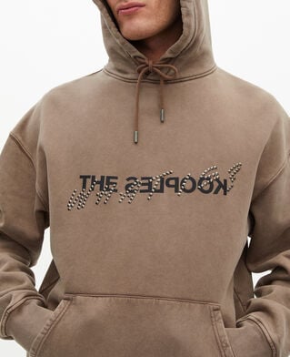 The Kooples MEN CHOCOLATE what is hoodie light brown