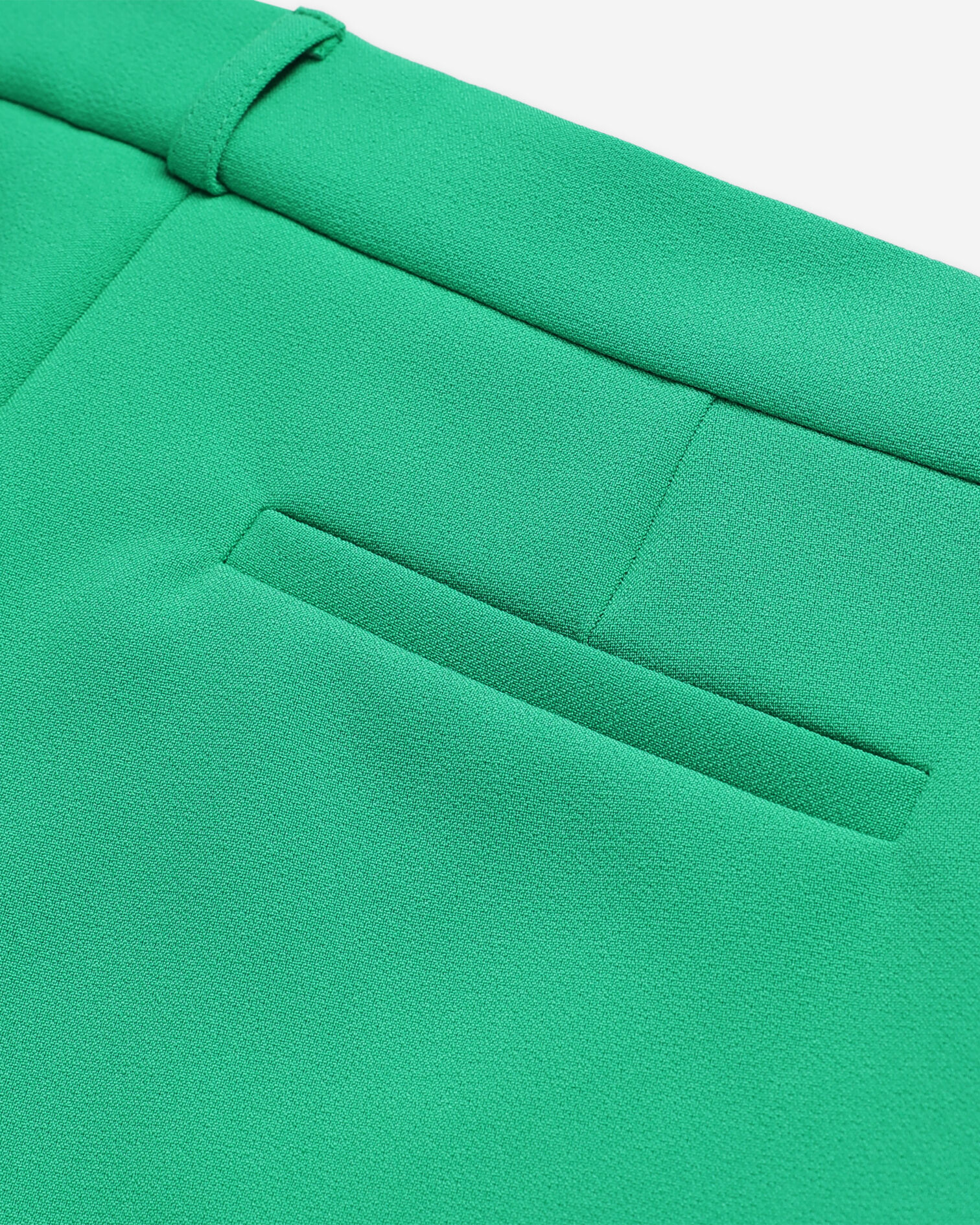 Green crêpe suit shorts, GREEN, hi-res image number null