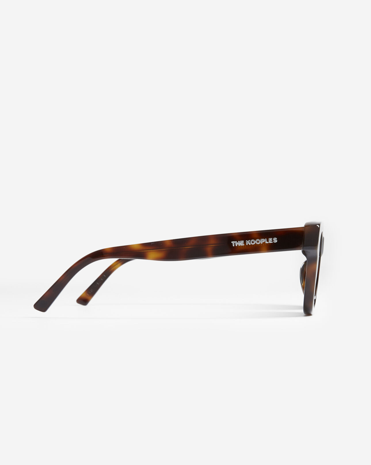The Kooples WOMEN BROWN brown tortoiseshell sunglasses